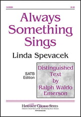 Always Something Sings SATB choral sheet music cover